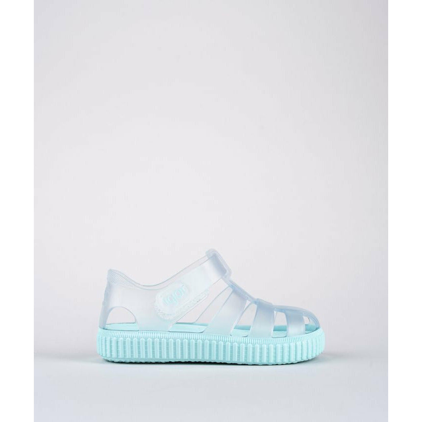 Igor Nico Cristal Jelly Shoes Unisex Clear Aquamarine