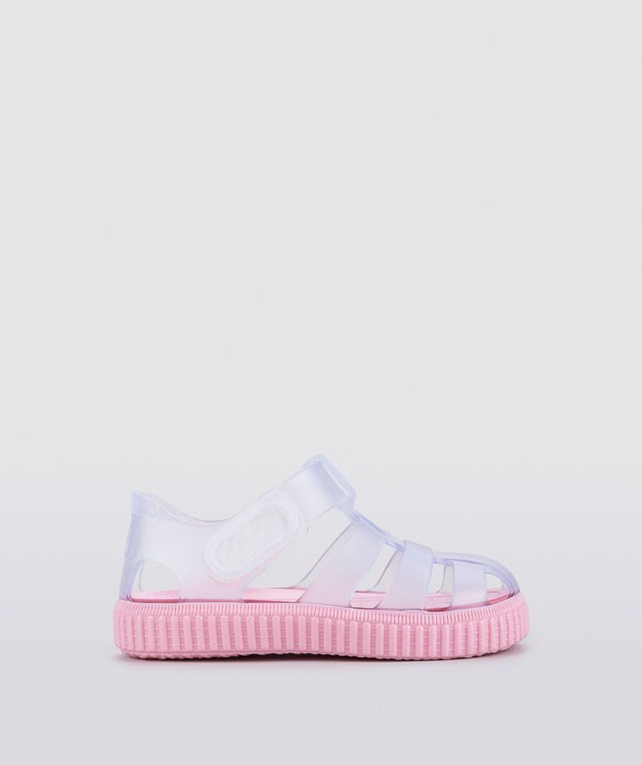 Igor Nico Cristal Jelly Shoes Girls TR Rosa Pink Pitter