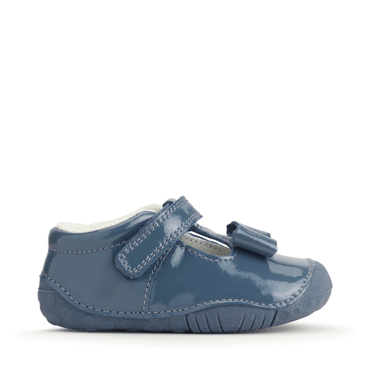 Start-Rite | Wiggle | Girls T-Bar Velcro Pre-Walker | China Blue