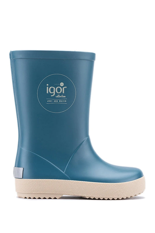 Igor | Splash DK | W10292 | Boys Wellies | Petroleo-Beige | Waterproof