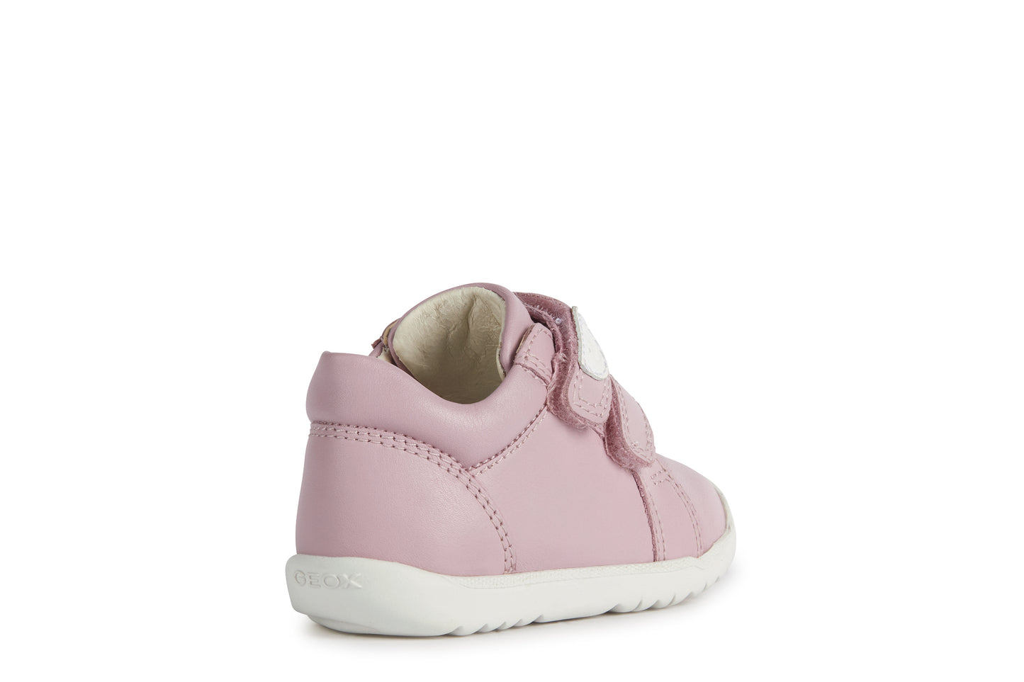 Geox | B164PA | Macchia | Girls Velcro First Shoe | Rose Leather