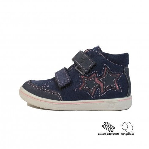 Ricosta | Sini | Girls Velcro Ankle Boot | Nautic