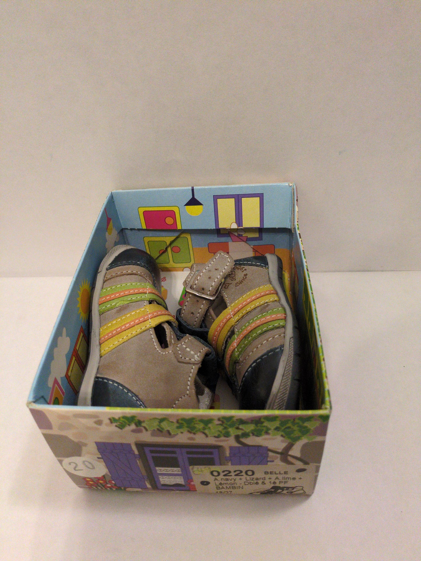 Bellamy | Outlet/Sale | Belle | Boys Shoe | Blue/Grey/Multi