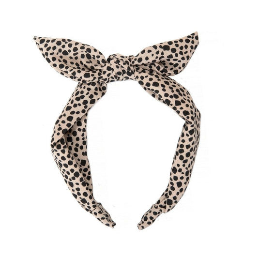 Rockahula | H1841L | Leopard Love | Tie Headband